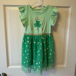 Cat & Jack Green “Happy Go Lucky” Dress